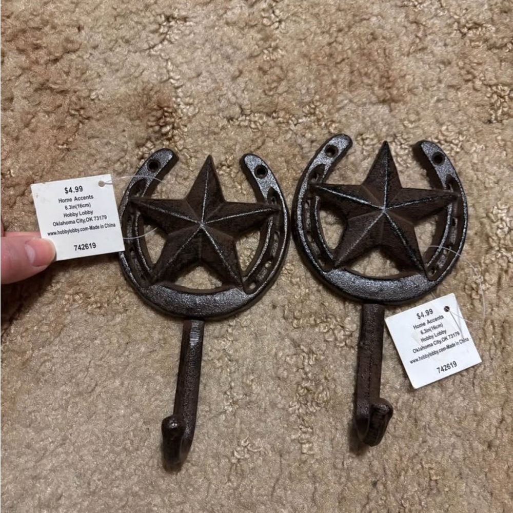 Star horseshoe wall books
